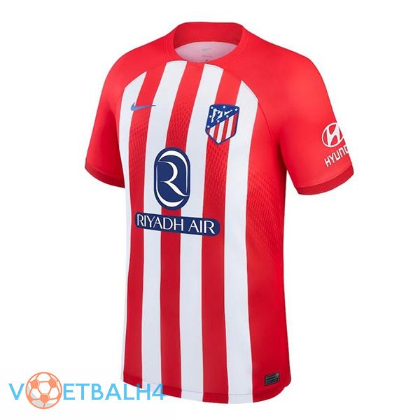 Atletico Madrid thuis voetbal jersey rood 2023/2024