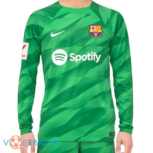 FC Barcelona voetbal jersey doelman lange mouwgroente 2023/2024