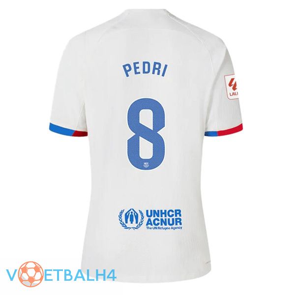 FC Barcelona (PEDRI 8) uit voetbal jersey wit 2023/2024