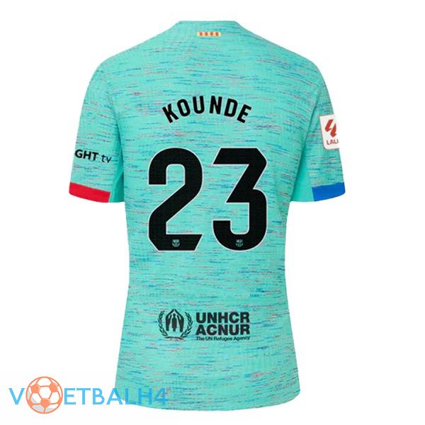 FC Barcelona (KOUNDE 23) voetbal jersey derde groente 2023/2024