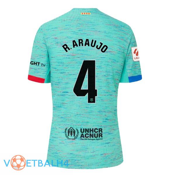 FC Barcelona (R. ARAUJO 4) voetbal jersey derde groente 2023/2024