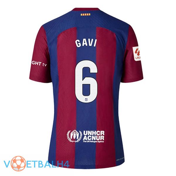 FC Barcelona (GAVI 6) voetbal jersey thuis blauw rood 2023/2024