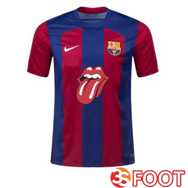 FC Barcelona Rolling Stones blauw rood 2023/2024