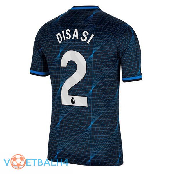 FC Chelsea (Disasi 2) voetbal jersey uit blauw 2023/2024