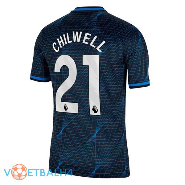 FC Chelsea (Chilwell 21) voetbal jersey uit blauw 2023/2024