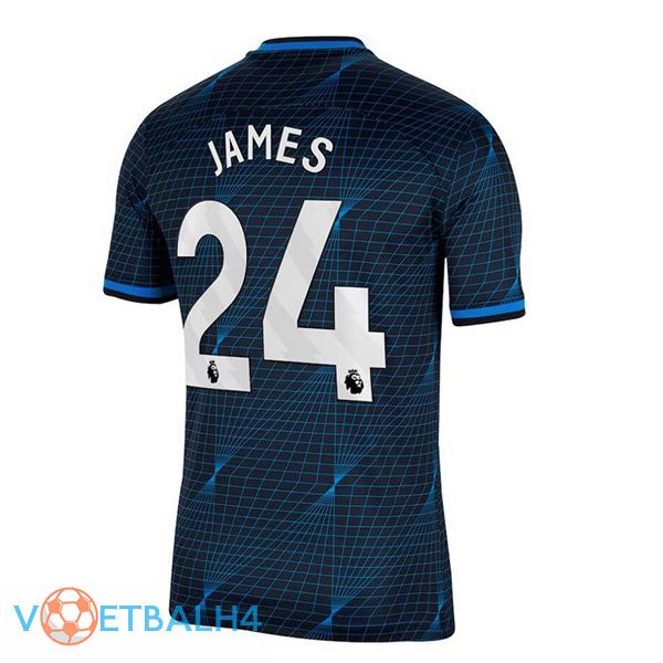 FC Chelsea (James 24) voetbal jersey uit blauw 2023/2024