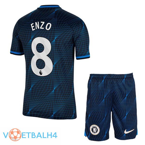 FC Chelsea (Enzo 8) kinderen voetbal jersey uit blauw 2023/2024