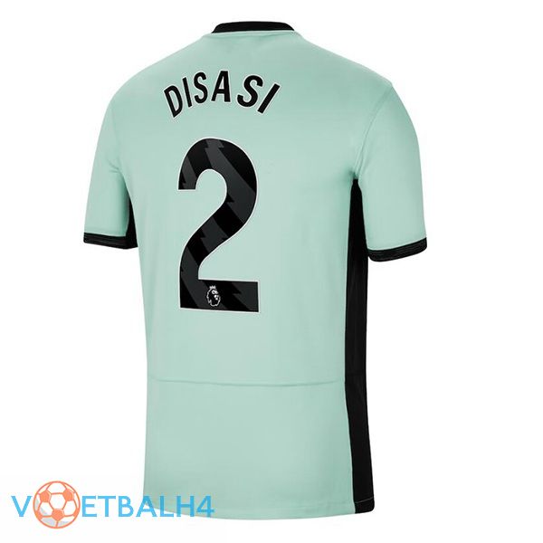 FC Chelsea (Disasi 2) voetbal jersey derde groente 2023/2024