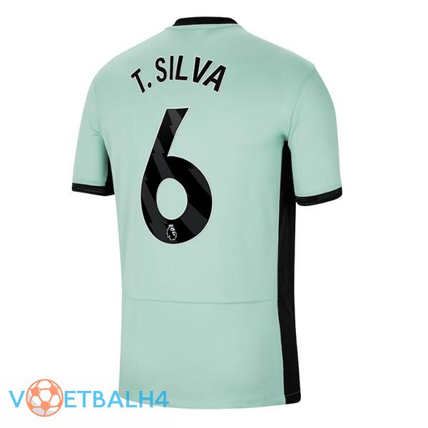 FC Chelsea (T. Silva 6) voetbal jersey derde groente 2023/2024