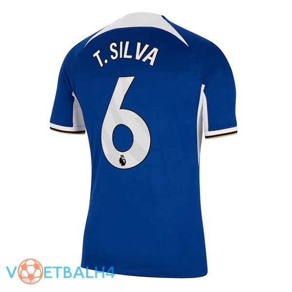 FC Chelsea (T. Silva 6) voetbal jersey thuis blauw 2023/2024