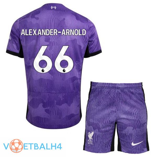 FC Liverpool (ALEXANDER-ARNOLD 66) kinderen voetbal jersey derde paars 2023/2024