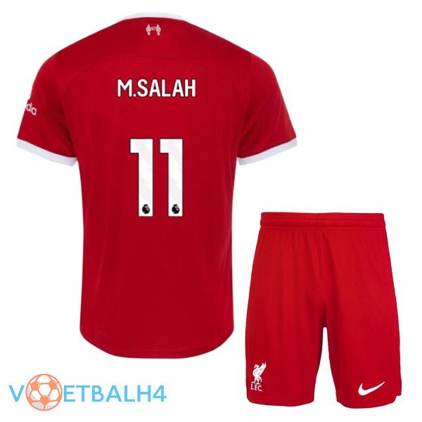 FC Liverpool (M.SALAH 11) kinderen voetbal jersey thuis rood 2023/2024