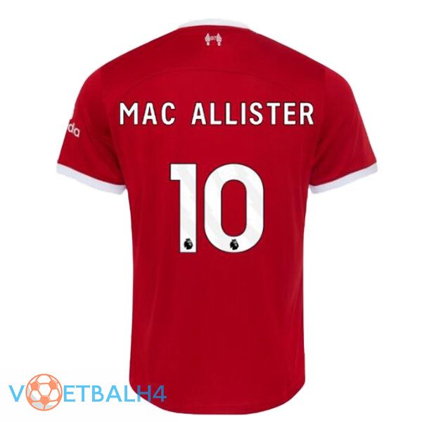 FC Liverpool (MAC ALLISTER 10) voetbal jersey thuis rood 2023/2024