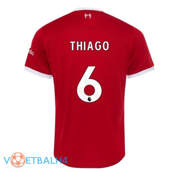 FC Liverpool (THIAGO 6) voetbal jersey thuis rood 2023/2024