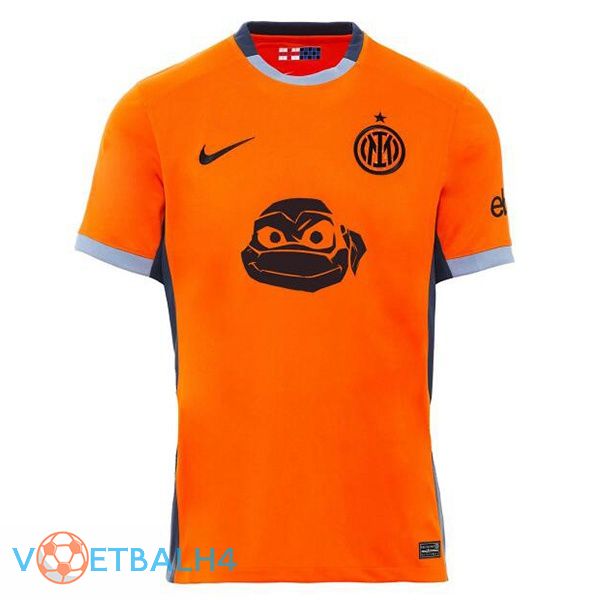 Inter Milan voetbal jersey derde Speciale editie oranje 2023/2024