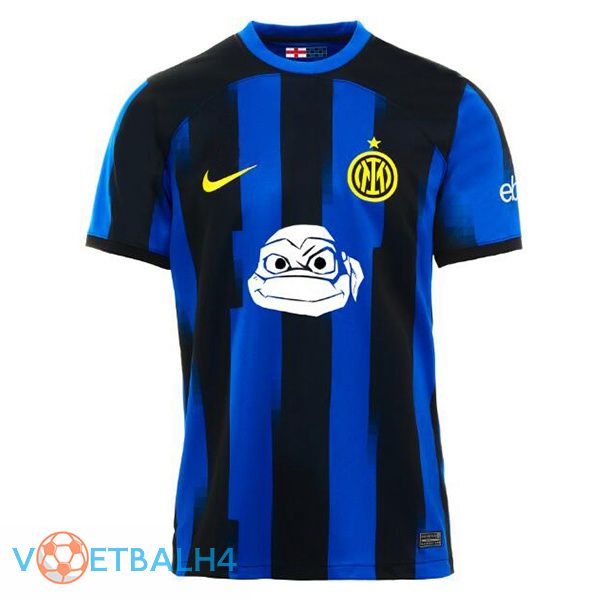 Inter Milan voetbal jersey thuis Speciale editie blauw 2023/2024