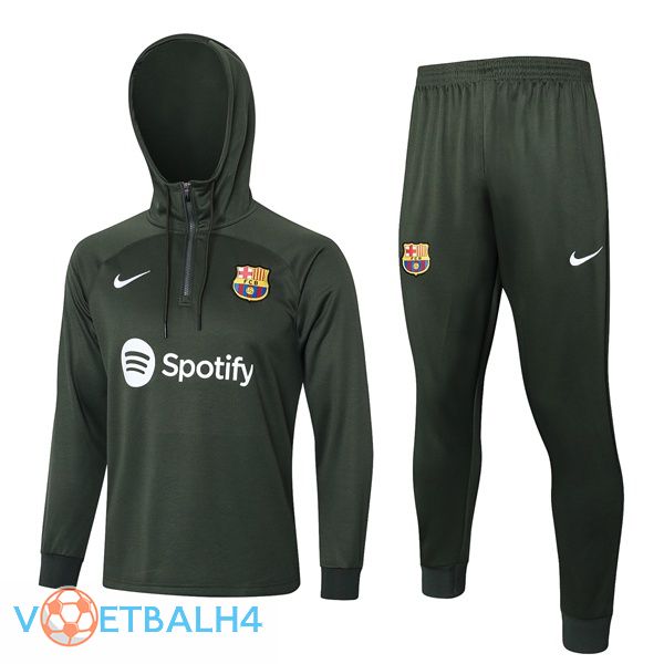 FC Barcelona trainingspak Hoodie groente 2023/2024