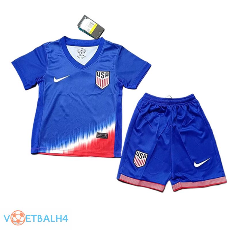 USA kinderen uit voetbal jersey 2024/2025