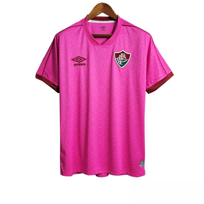 Fluminense voetbal jersey roze 2023/2024