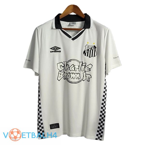 Santos FC voetbal jersey Speciale editie wit 2024/2025