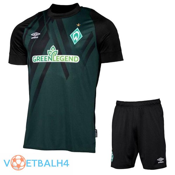 SV Werder Bremen kinderen voetbal jersey derde zwart 2022/2023