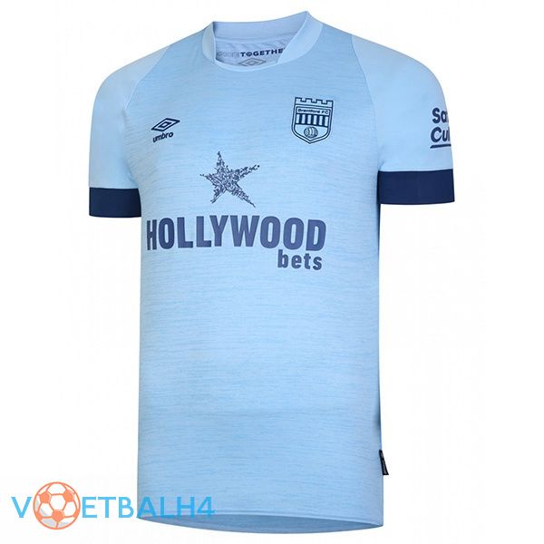 Brentford FC voetbal jersey uit blauw 2022/2023