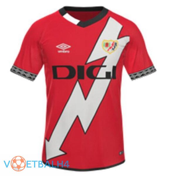 Rayo Vallecano voetbal jersey uit rood 2022/2023