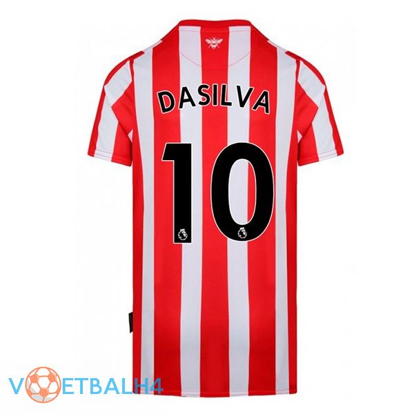 Brentford FC (DASILVA 10) thuis rood wit jersey 2022/2023