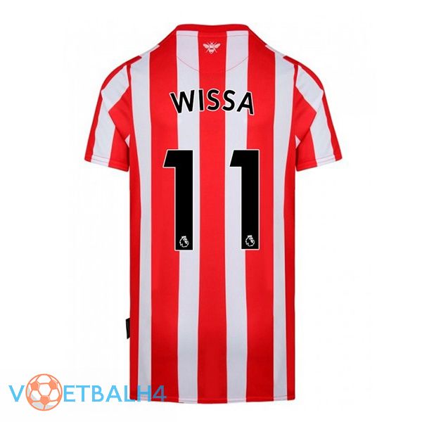 Brentford FC (WISSA 11) thuis rood wit jersey 2022/2023