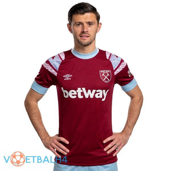 West Ham voetbal jerseys thuis rood 2022-2023