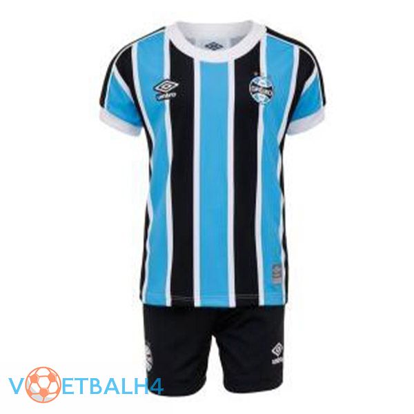 Gremio kinderen voetbal jersey thuis zwart blauw 2023/2024