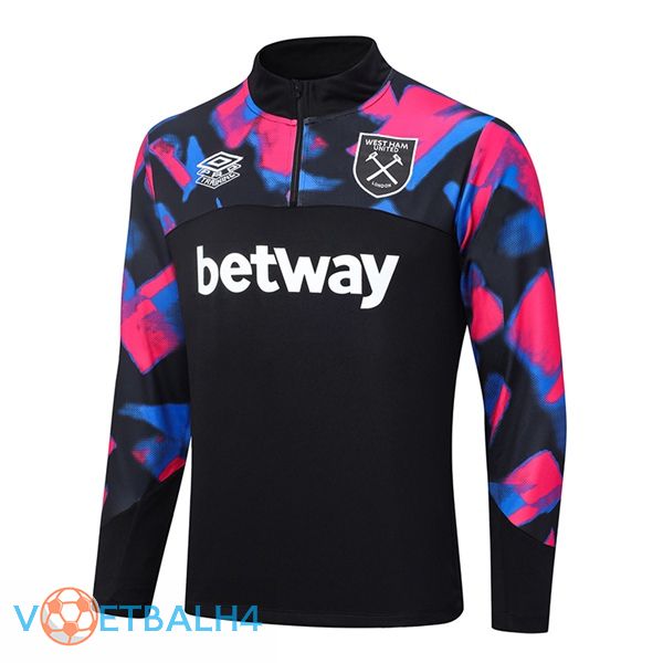 West Ham Training Sweatshirt zwart 2023/2024