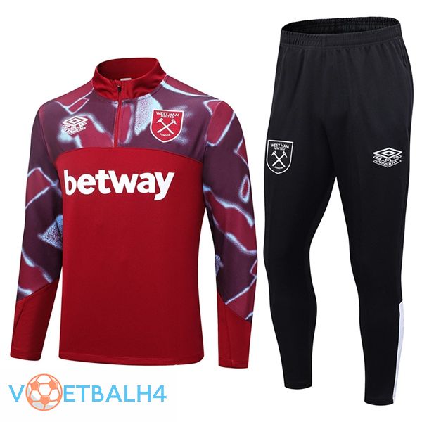 West Ham trainingspak rood 2023/2024