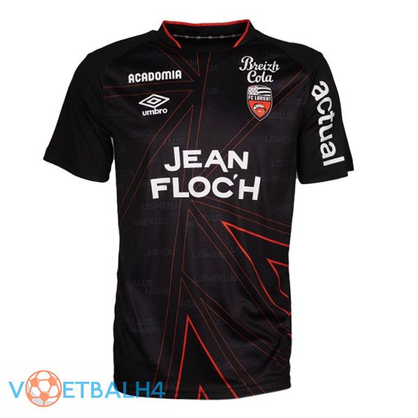 FC Lorient uit voetbal jersey zwart 2023/2024