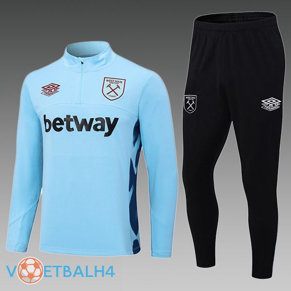 West Ham kinderen trainingspak blauw 2023/2024