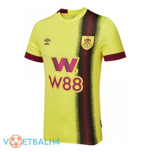 Burnley uit voetbal jersey geel 2023/2024