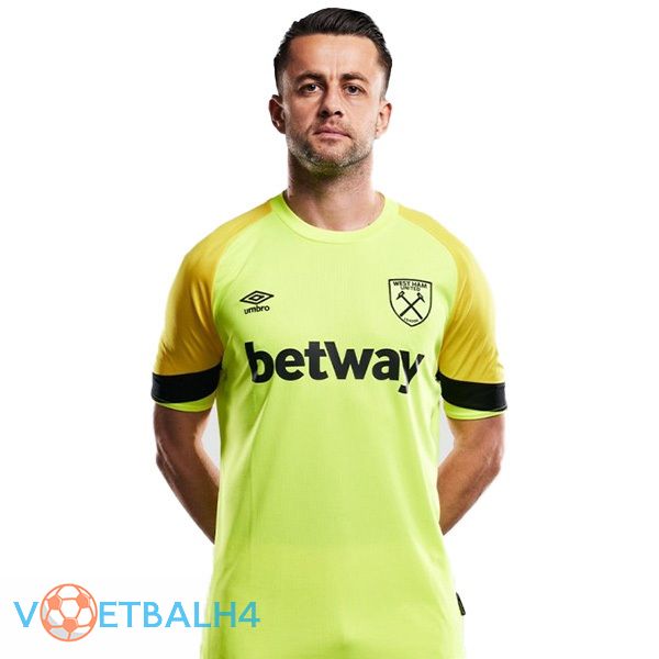 West Ham voetbal jersey doelman geel 2023/2024