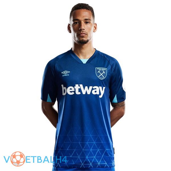 West Ham voetbal jersey derde blauw 2023/2024