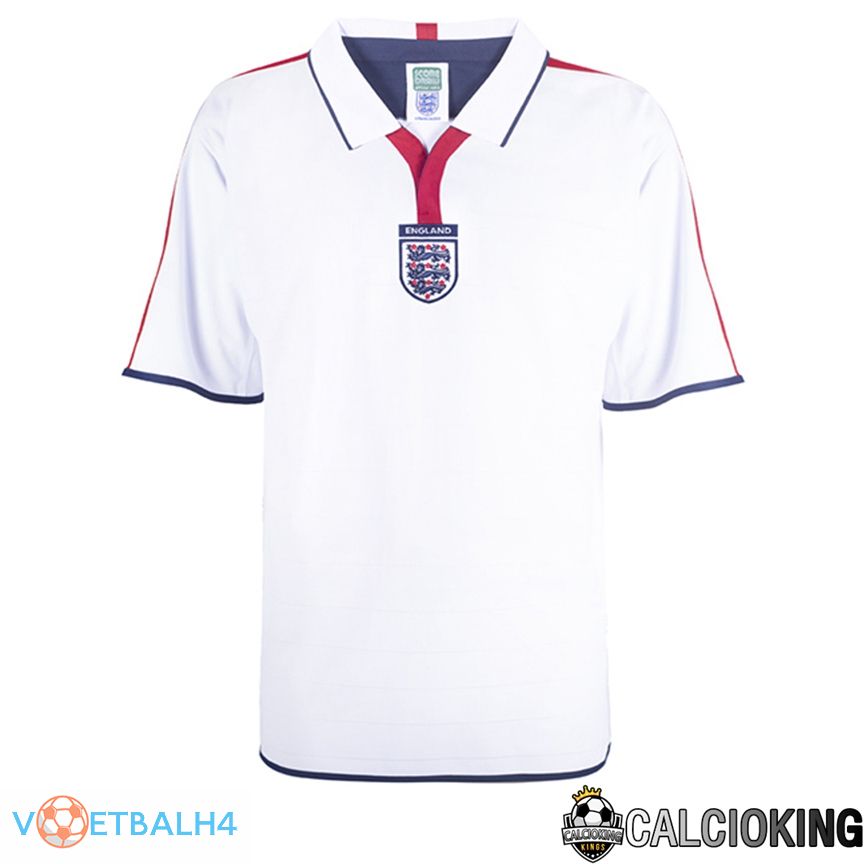 Engeland Retro voetbal jersey thuis 2004