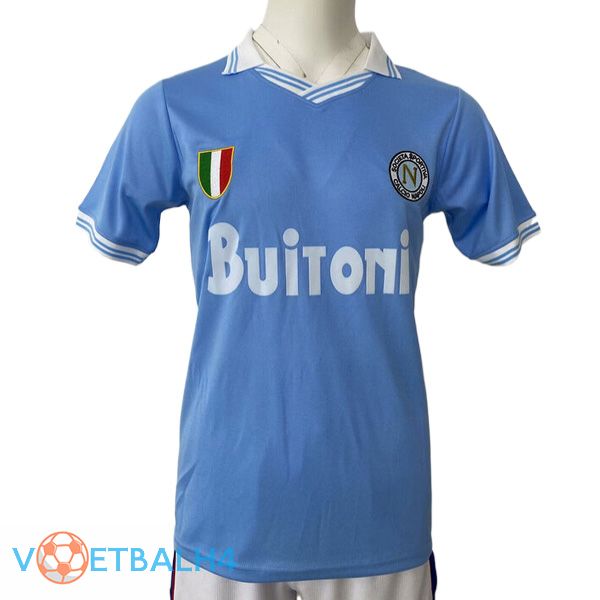 SSC Napoli Retro thuis voetbal jersey 1986/1987