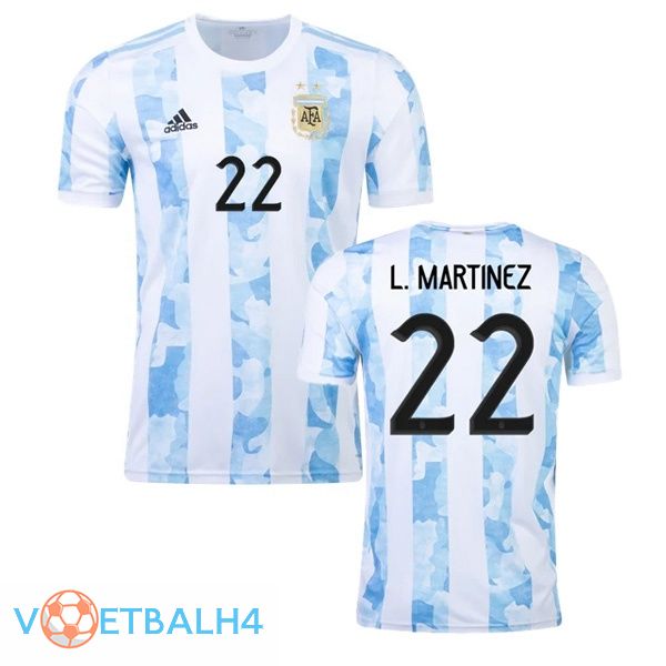 Argentinië (L.MARTINEZ 22) thuis jersey 2020/2021