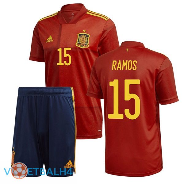 Spanje (RAMOS 15) kinderen thuis jersey 2020/2021