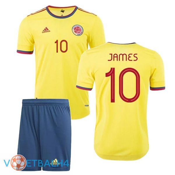 Colombia (JAMES 10) kinderen thuis jersey 2020/2021