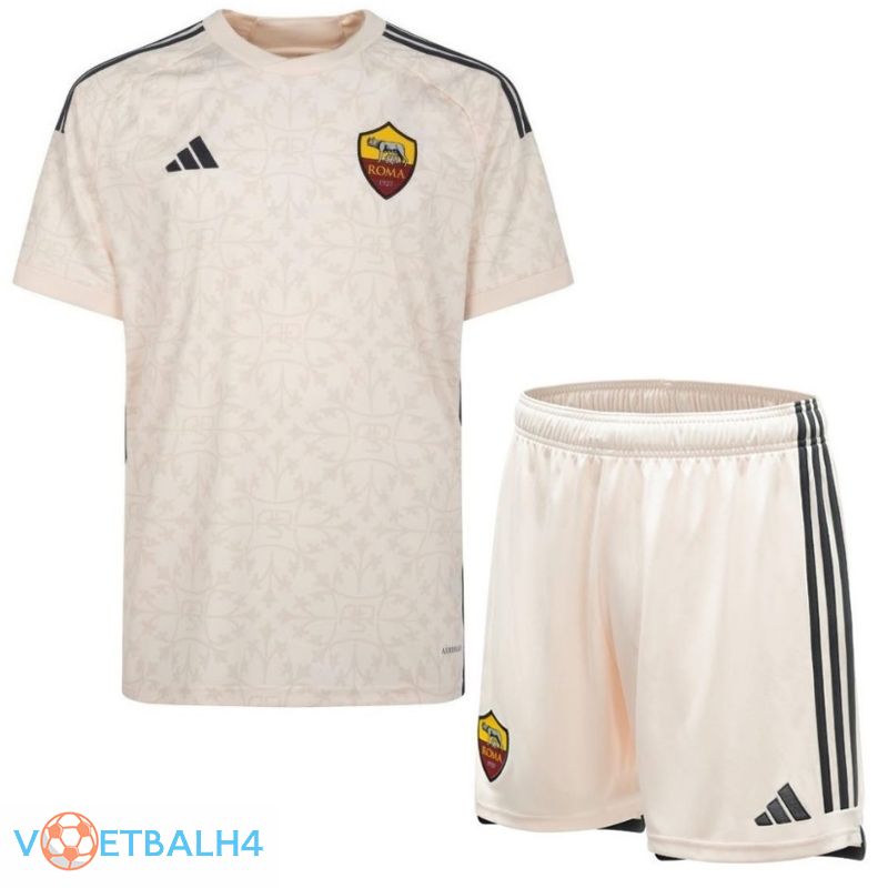 AS Roma voetbal jersey uit + korte broek 2023/2024