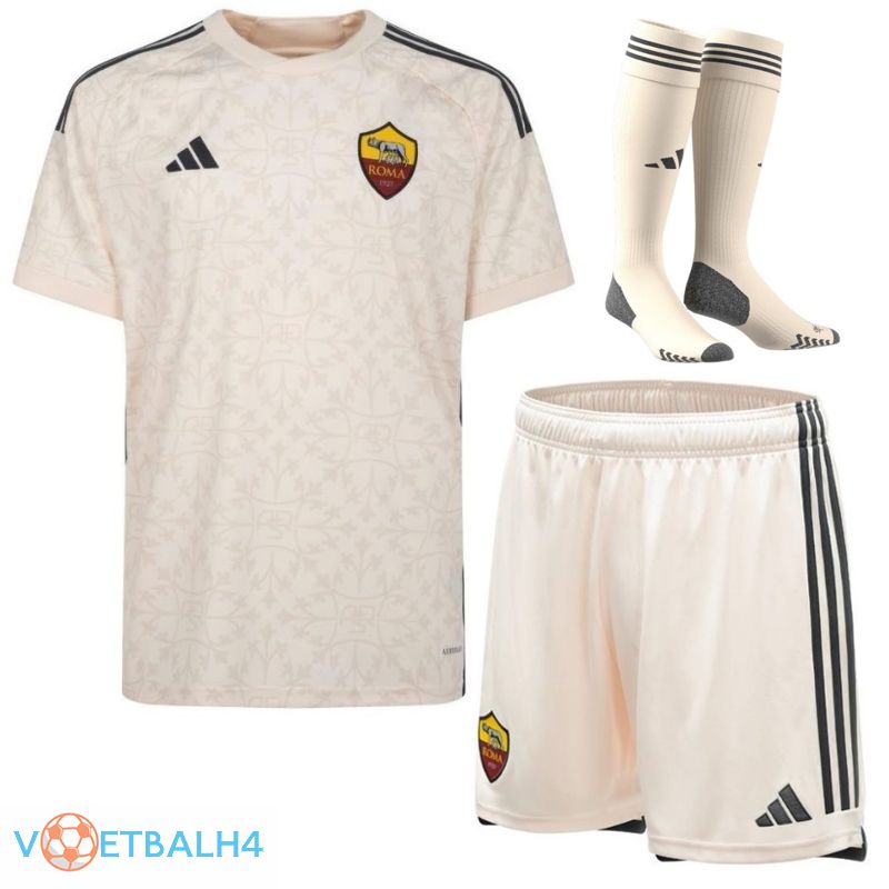 AS Roma voetbal jersey uit (korte broek + sok) 2023/2024