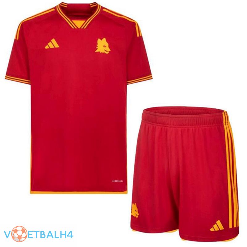 AS Roma voetbal jersey thuis + korte broek 2023/2024