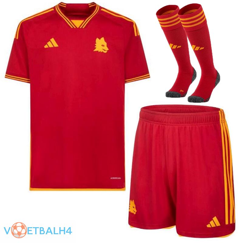 AS Roma voetbal jersey thuis (korte broek + sok) 2023/2024