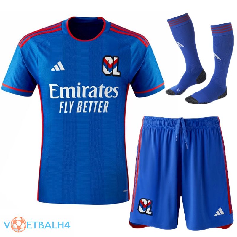 Lyon OL voetbal jersey uit (korte broek + sok) 2023/2024