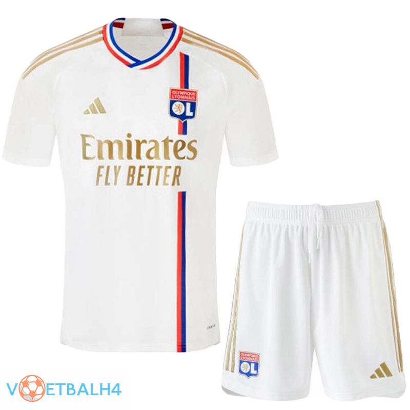 Lyon OL voetbal jersey thuis + korte broek 2023/2024