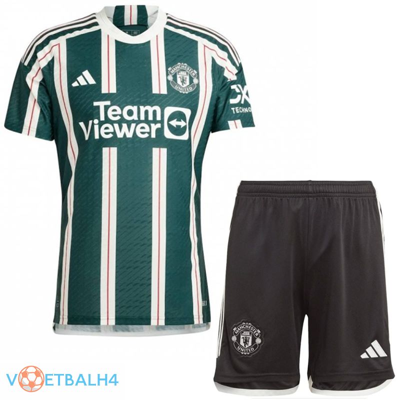 Manchester United voetbal jersey uit + korte broek 2023/2024